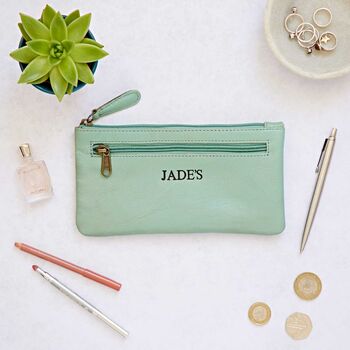 Personalised Leather Clutch Purse, 9 of 12