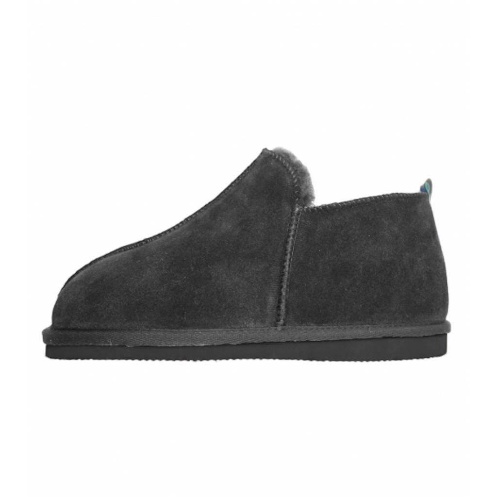 gray slipper boots