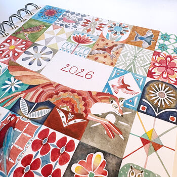 2026 A5 Yearly Planner Fox Tapestry, 4 of 10