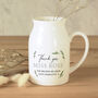 Personalised Botanical Flower Jug Vase Teacher Gift, thumbnail 1 of 2