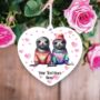 Personalised Seal Couple Love Decoration B, thumbnail 2 of 2