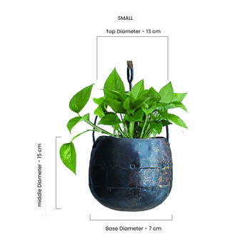 Hanging Planter With Handle 'Sinduri', 5 of 5