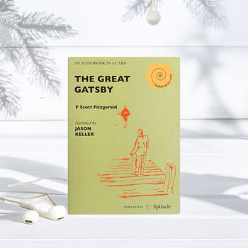 The Great Gatsby Audiobook In A Card Gift, 3 of 9