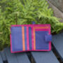 Personalised Berry Small Leather Purse Wallet Rfid Protected, thumbnail 3 of 9