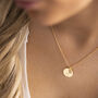 Meaningful Flower And Message Personalised Necklace, thumbnail 2 of 12