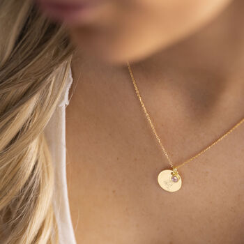 Meaningful Flower And Message Personalised Necklace, 2 of 12