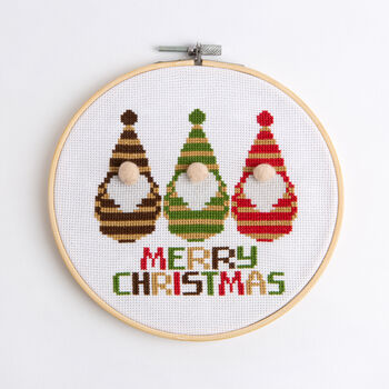 Gonk Christmas Cross Stitch Kit Seven', 2 of 5