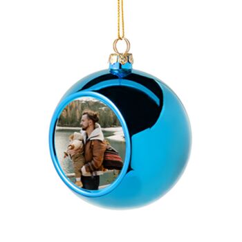 Personalised Photo Christmas Bauble, 2 of 3