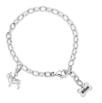French Bulldog Sterling Silver Jewellery Charm, 7 of 12