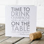 Personalised Time To Drink Champagne Or Gin Card, thumbnail 1 of 4