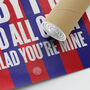 Crystal Palace 'Glad All Over' Football Song Print, thumbnail 3 of 3