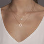 Gold Plated Or Sterling Silver Layered Necklace Set, thumbnail 1 of 9