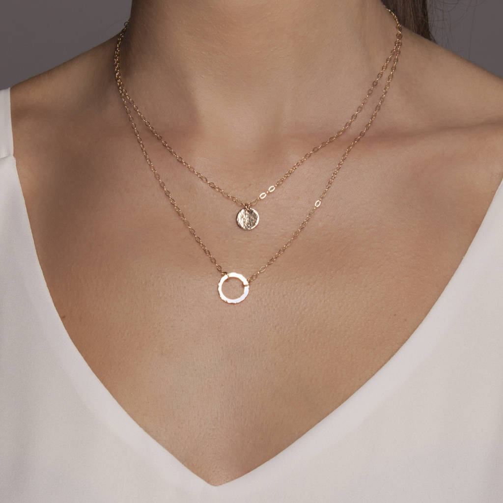 Dainty Layered Necklace Set of 2 Initial Necklace | Etsy UK | Collier  tendance, Bijoux fantaisie pas cher, Bijoux tendance