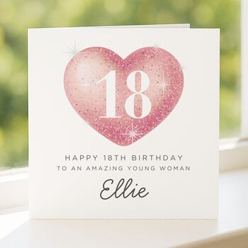 18th Birthday Card For Amazing Young Woman, For Her Daughter Niece, 5 of 8