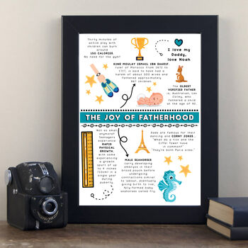 Personalised Dad Print Gift, 3 of 4