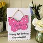 Personalised Granddaughter Sister Niece Butterfly Card, thumbnail 8 of 12