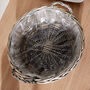 Giverny Heather Grey Willow Basket, thumbnail 4 of 4