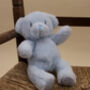 Personalised Huggy Soft Baby Blue Bear, thumbnail 6 of 7