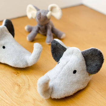 Elephant Soft Baby Shoes And Children's Slippers, 5 of 9