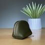 Leather Coin Purse In Olive Green, thumbnail 2 of 2