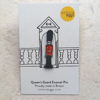 Queen's Guard Enamel Pin Badge, 2 of 2