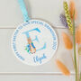 Personalised Watercolor Peter Rabbit Easter Decoration, thumbnail 1 of 2