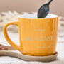 Personalised Breakfast In Bed Stoneware Mug, thumbnail 5 of 8