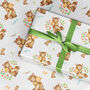 Bear And Baby Wrapping Paper Roll Or Folded, thumbnail 1 of 3
