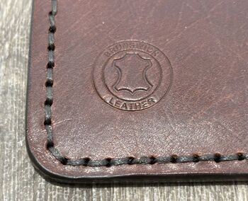 Personalised A5 Luxury Leather Journal Notebook Cover. Spanish Brown, 11 of 12