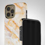 Creme Onyx Marble Tough Case For iPhone, thumbnail 1 of 4