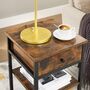 Tall Nightstand Bedside Table With A Drawer, thumbnail 4 of 7