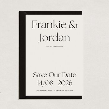 Fleur Wedding Save The Date — Printed, 4 of 6