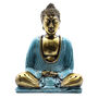 Teal And Gold Buddha Medium, thumbnail 1 of 6