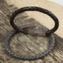 Personalised Hidden Message Leather Bracelet, thumbnail 7 of 10