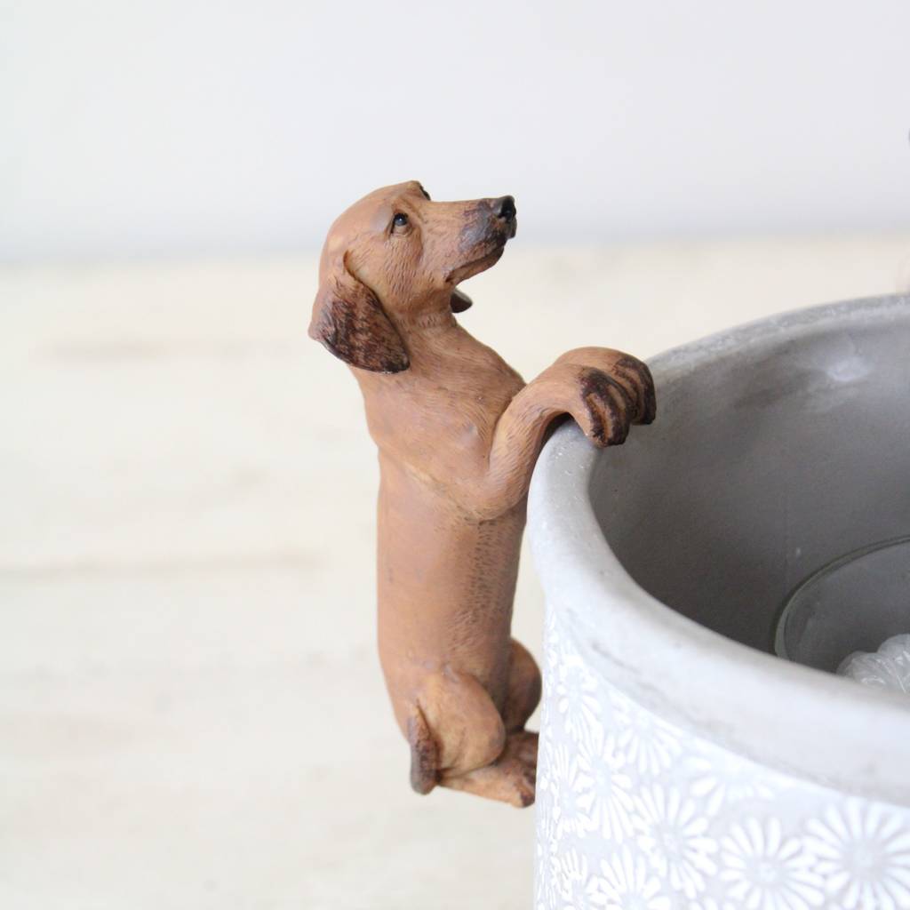 Sausage Dog Pot Hanger Ornament By Ella James