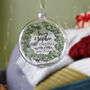 Almost Mr And Mrs Wreath Christmas Bauble, thumbnail 5 of 9