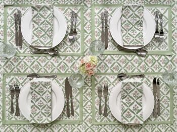 The Walled Garden Printed Placemat Set Of Four, 2 of 3