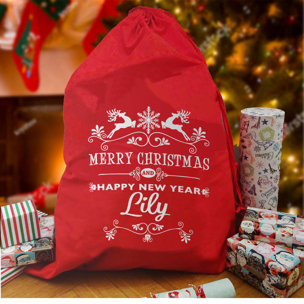 Personalized Extra Large Christmas Sack, 1 of 4