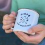 Mini Adventurer Personalised Enamel Mug, thumbnail 4 of 5