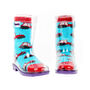 Squelch Transparent Wellies And Three Sock Set Diggers, thumbnail 7 of 7