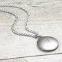 Personalised Men's Sterling Silver Pebble Necklace, thumbnail 3 of 8