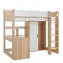 Ava High Sleeper Bed With Desk And Wardrobe, thumbnail 4 of 6