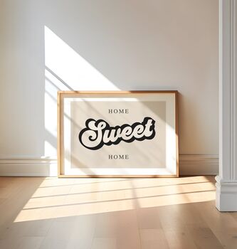 Home Sweet Home Retro Kitchen Print, 2 of 3