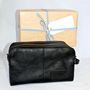 Dad's Leather Wash Bag Gift Set, thumbnail 7 of 7