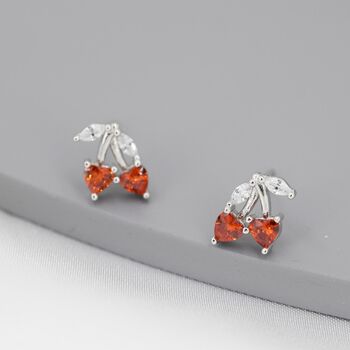 Cherry Stud Earrings, 4 of 12