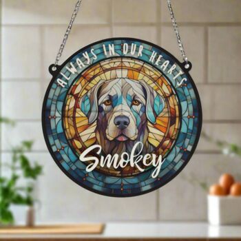 Labrador Silver Memorial Suncatcher, 4 of 6