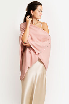 100% Pure Cashmere Poncho Wrap, 8 of 12