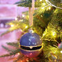 Secret Opening Bauble In Blue, thumbnail 1 of 6