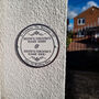 Personalised Round Wedding Heritage Aluminium Gift Plaque, thumbnail 6 of 6