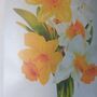 Daffodil Narcissus Print Cotton Tote Bag, thumbnail 4 of 6